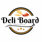 Cheese & ham logo Charcuterie deli Board