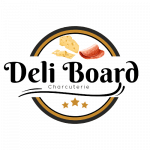 Cheese & ham logo Charcuterie deli Board